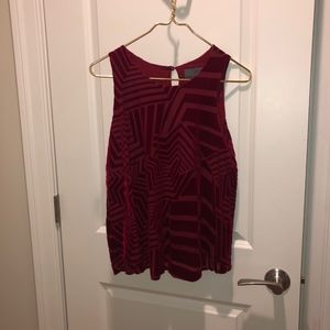 Anthropologie Velvet Top